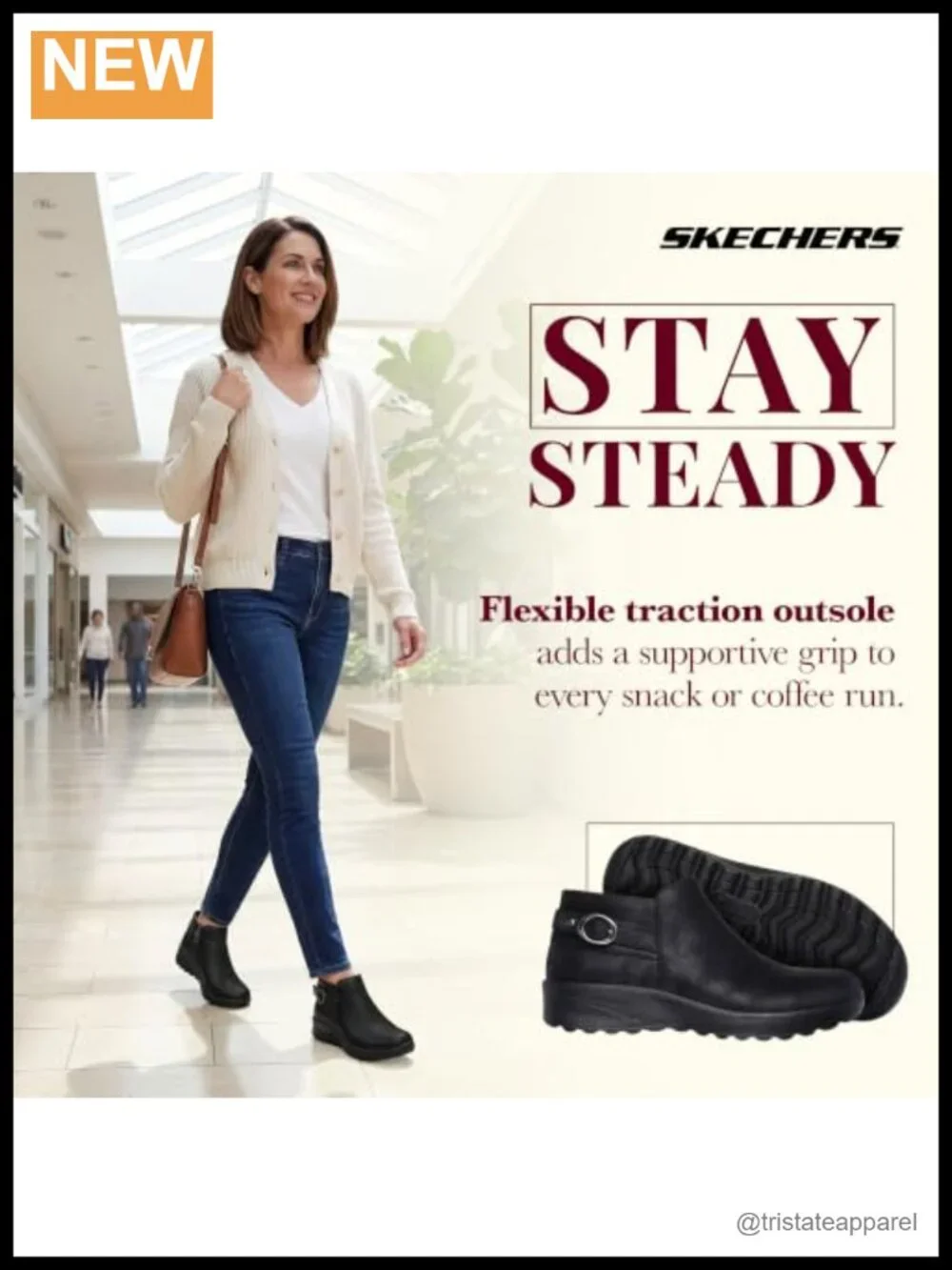 Women's Faux Leather Ankle Booties with Side Zip - Air Cooled Memory Foam